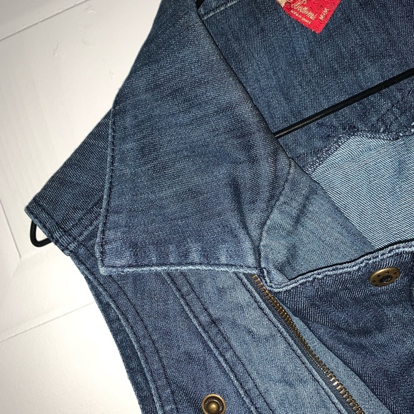 Jeans jacket sleeveless Apple bottom - Picture 5 of 16